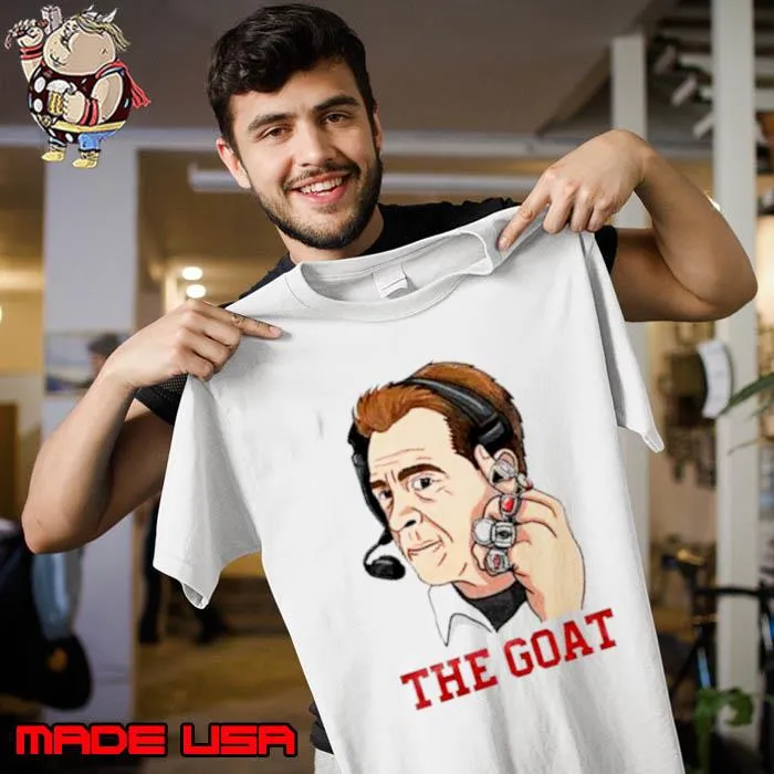 Nick Saban coach and goat s Unisex