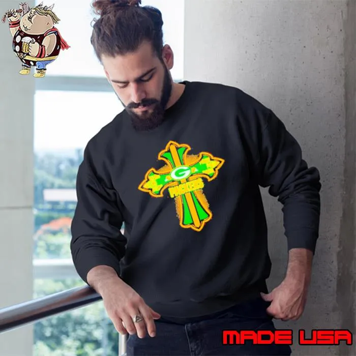 Original NFL Green Crusader Cross Green Bay Packers 2024 Shirt Sweatshirt