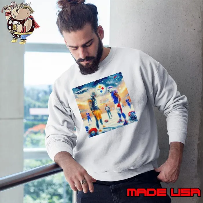 Pittsburgh Steelers vs Buffalo Bills poster s Sweatshirt