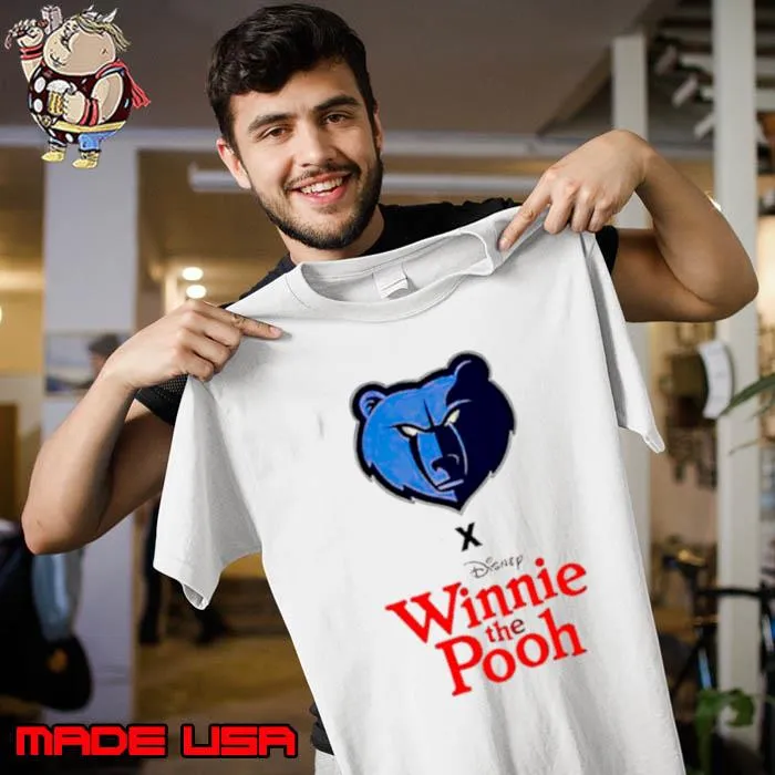 Premium grizzlies X Winnie The Pooh Shirt Unisex