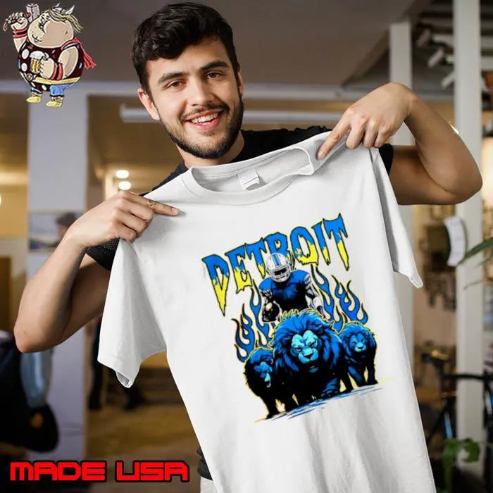 Skeleton Lions Detroit Lions Football shirt