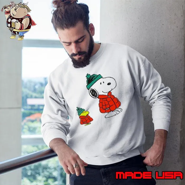 Snoopy And Woodstock Love Winter s Sweatshirt