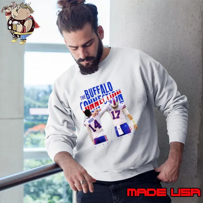 Stefon Diggs x Josh Allen Celebration The Buffalo Connection Signature T-Shirt