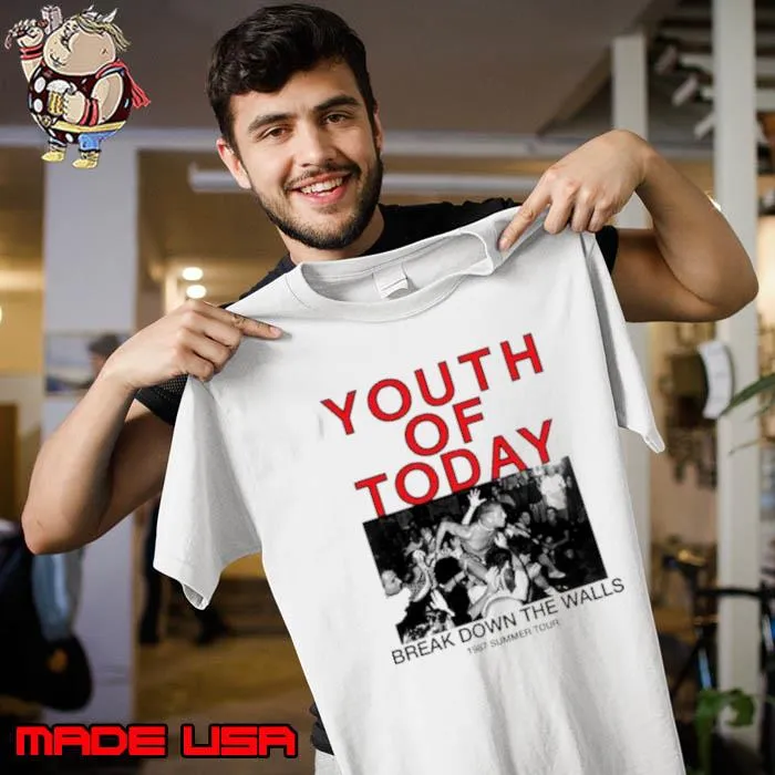 Today Break Down The Walls 1987 Summer Tour shirts Unisex