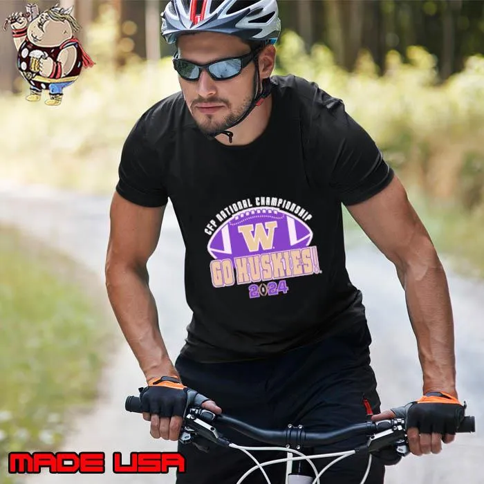 Washington Huskies 2024 CFP National Championship Go Huskies T-Shirt Unisex