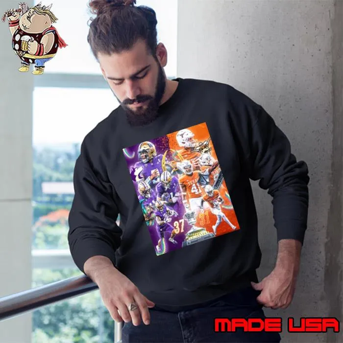 Washington Huskies 2024 Sugar Bowl Champions CFP Final Scores s Sweatshirt