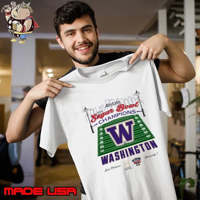Washington sugar Bowl champions new orleans january T-Shirt Unisex