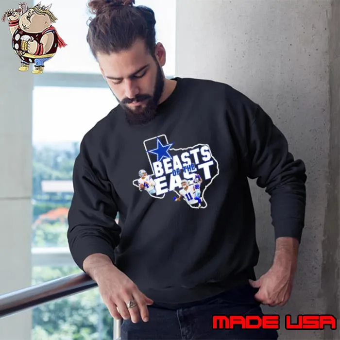 4 11 88 Dallas Cowboys Football Player Beast Of The East Texas Map s Sweatshirt