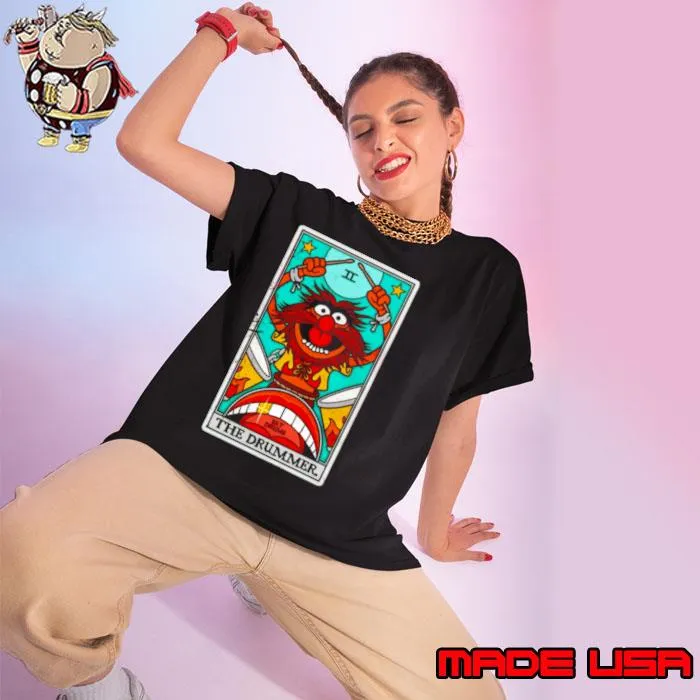Animal The Muppets The Drummer tarot card shirt