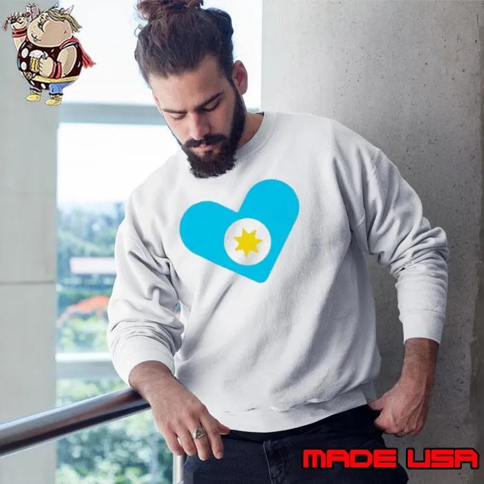 Argentina flag heart s Sweatshirt