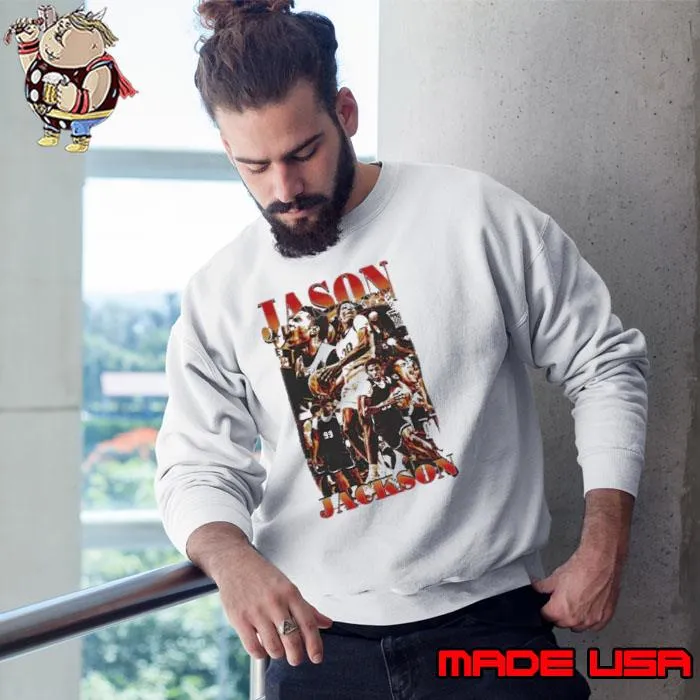 Awesome Jason Jackson White Individual Caricature Shirt Sweatshirt