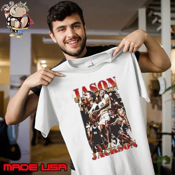 Awesome Jason Jackson White Individual Caricature Shirt Unisex