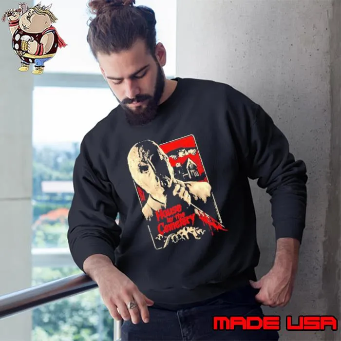 Awesome the House By The Cemetery Read The Fine Print s Sweatshirt