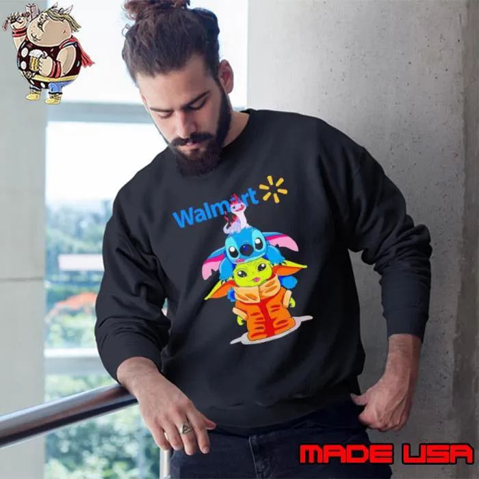 Baby Yoda and Stitch Walmart s Sweatshirt
