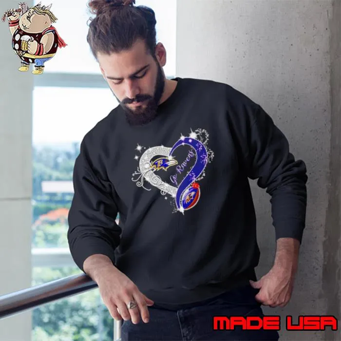Baltimore Ravens in heart go Ravens s Sweatshirt
