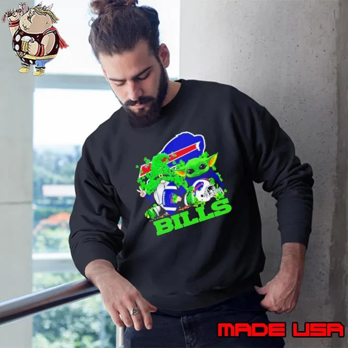 Buffalo Bills Baby Yoda Happy St.patrick’s Day Shamrock 2024 Shirt