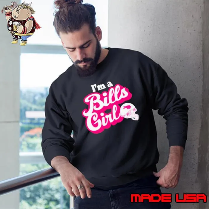 Groovy I’m a Bills girl helmet s Sweatshirt