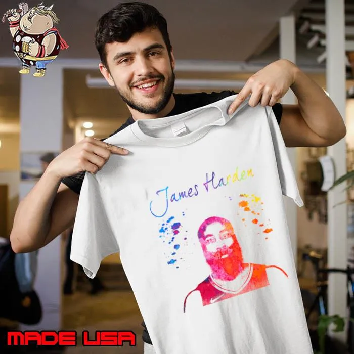 James Harden American professional basketball player for the Los Angeles Clippers watercolor T-Shirt Unisex