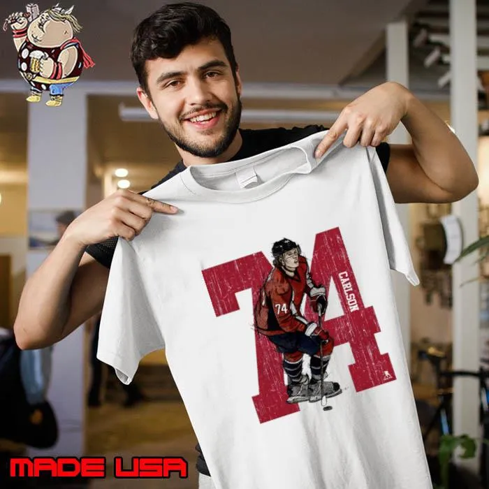 John Carlson American professional ice hockey Washington Sketch 74 T-Shirt Unisex