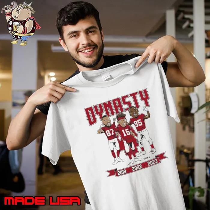 Kansas City 2023 World Champs Dynasty Caricatures Shirt