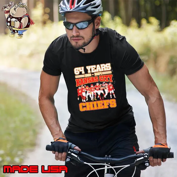 Kansas City Chiefs 64 years of the memories football 1960 2024 s Unisex