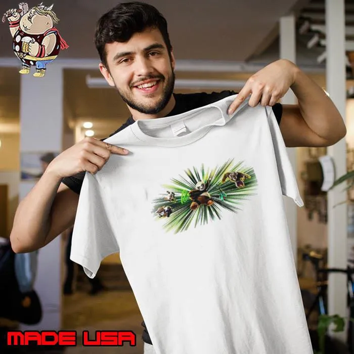 Kung Fu Panda 4 Po Master Shifu And Zhen vs The Chameleon New Art Shirt Unisex