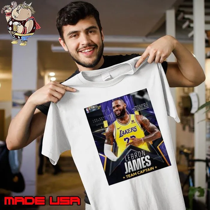 Lebron James First Player in NBA History with 20 NBA All-Star Appearances Team Captain Shirt Unisex
