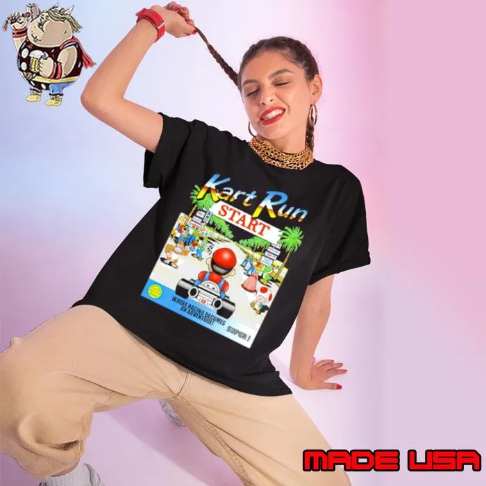Mario Kart Run where racing becomes an adventure shirt