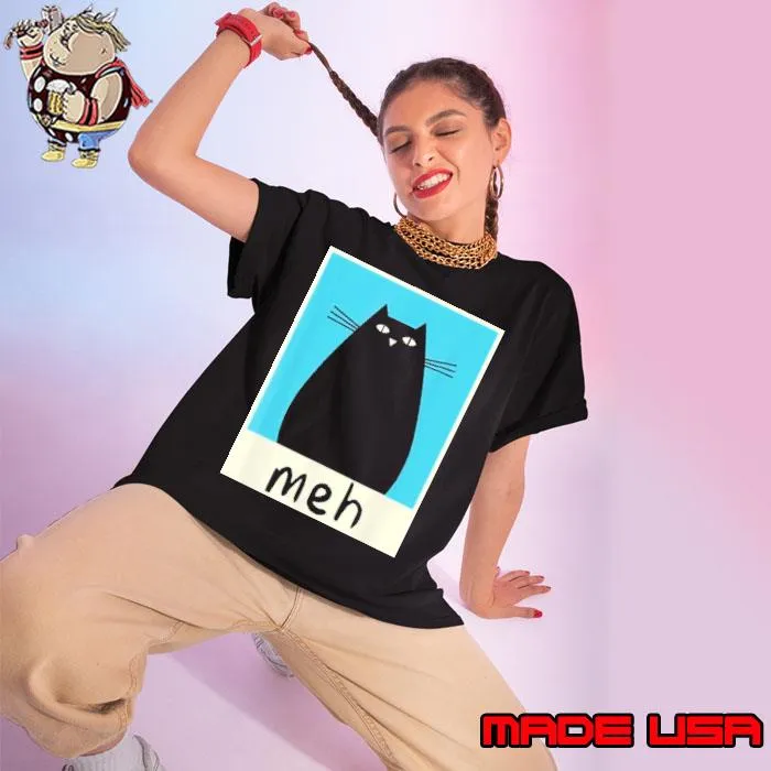 Meh Cat Meow Kitty Cat Lover Japanese Cat Kawaii Anime Shirt