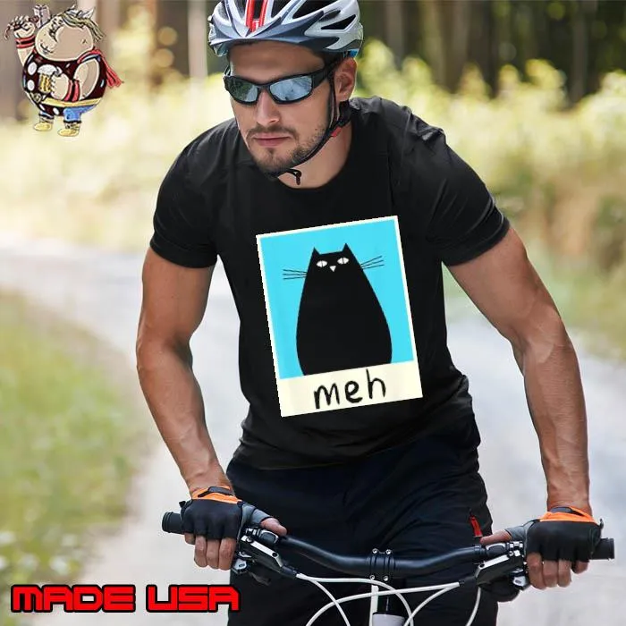 Meh Cat Meow Kitty Cat Lover Japanese Cat Kawaii Anime Shirt Unisex