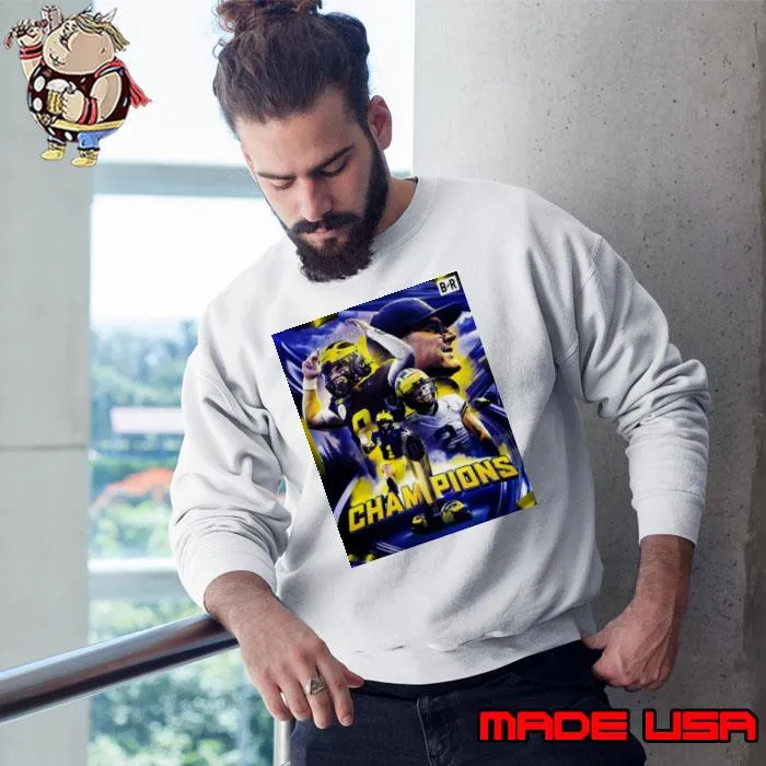 Michigan Wolverines Win Cfp National Champions Their First Title Since 1997 Shirt Sweatshirt