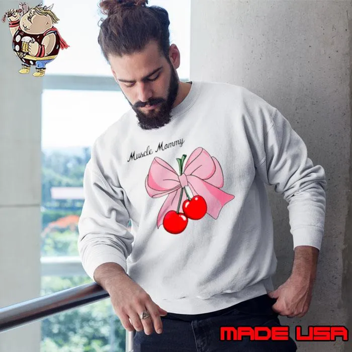 Muscle mommy bow s Sweatshirt