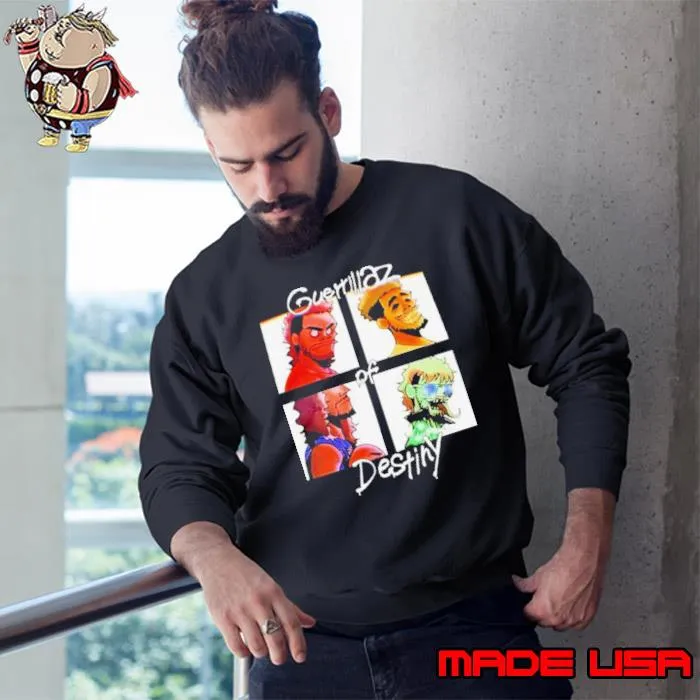 Original 4 Shade Elpwrestling Guerrillaz Of Destiny s Sweatshirt