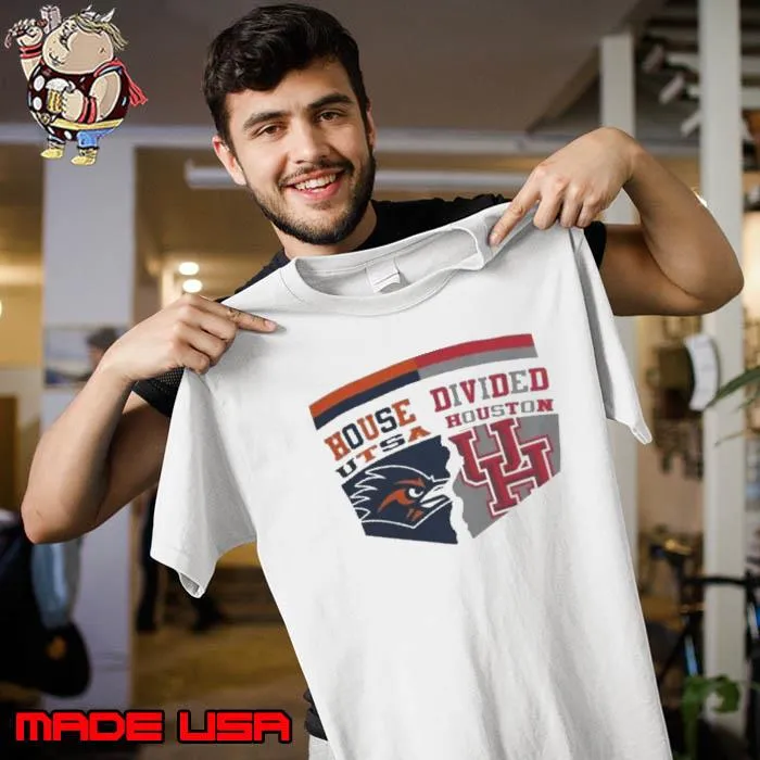 Premium uTSA Roadrunners vs Houston Cougars House Division Logo Shirt Unisex