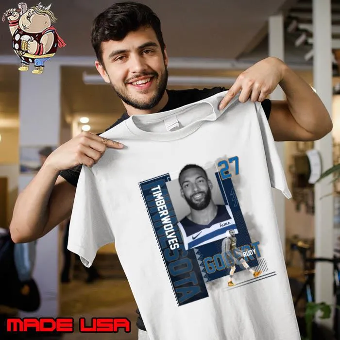 Rudy Gobert 27 French professional basketball player for the Minnesota Timberwolves T-Shirt Unisex