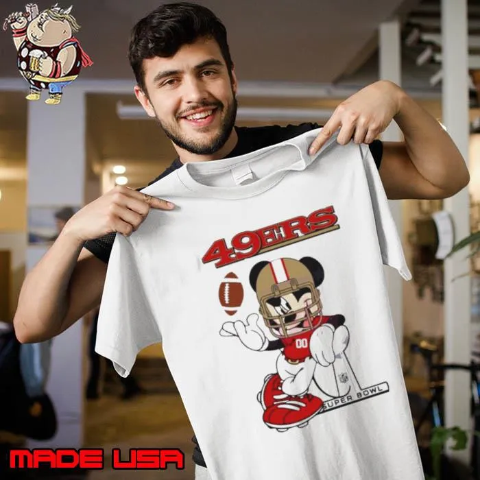 San Francisco 49ers Mickey Mouse Super Bowl LVIII Shirt Unisex