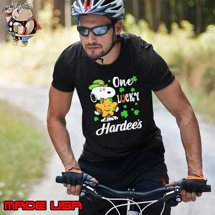 Snoopy One Lucky Hardee’s St Patrick’s Day 2024 Shirt Unisex