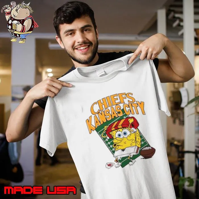 SpongeBob SquarePants X Kansas City Chiefs vintage s Unisex