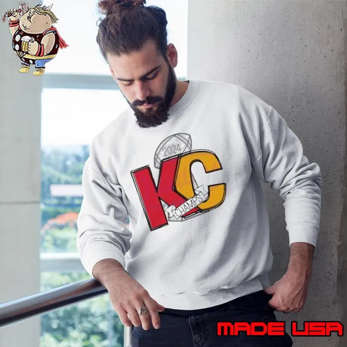 Super Cup KC Champs 2024 NFL Football s Sweatshirt