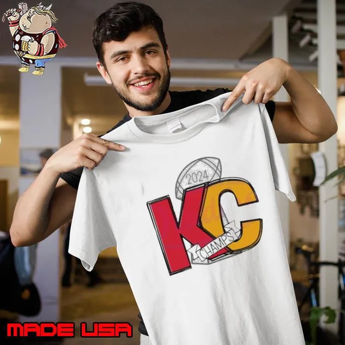 Super Cup KC Champs 2024 NFL Football shirt