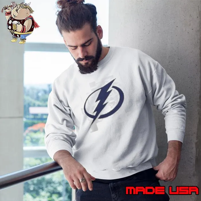 Tampa Bay Lightning Mitchell & Ness Legendary Slub Vintage Raglan Shirt Sweatshirt