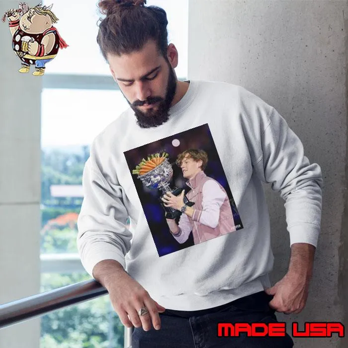 US Open Tennis A Carota Champion Jannik Sinner Aus Open Grand Slam Champion 2024 Congratulations Funny Poster Shirt Sweatshirt