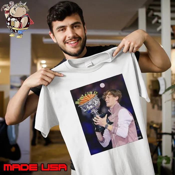 US Open Tennis A Carota Champion Jannik Sinner Aus Open Grand Slam Champion 2024 Congratulations Funny Poster Shirt