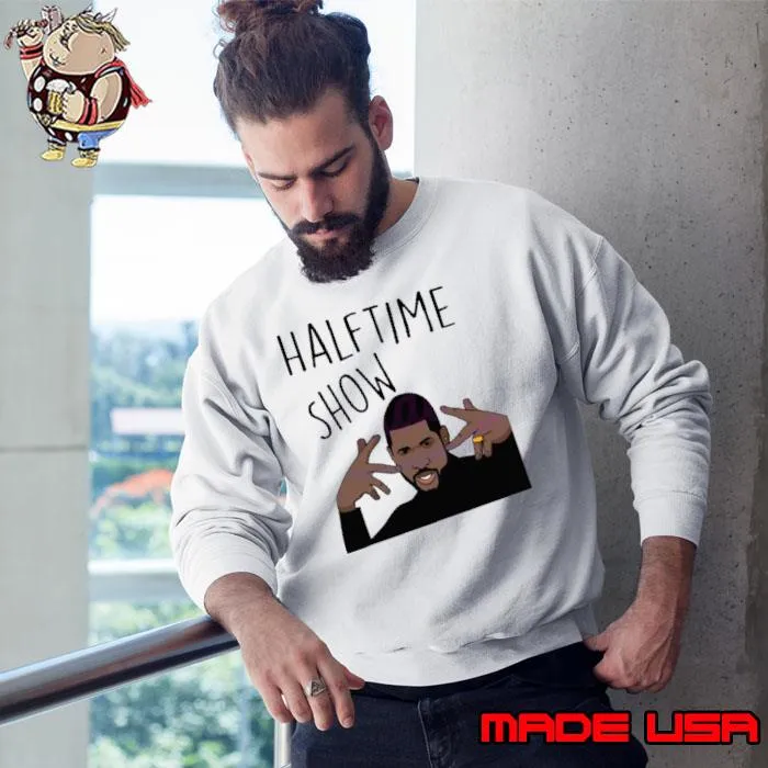 Usher Halftime Show Super Bowl Wear Gold Rings s Sweatshirt