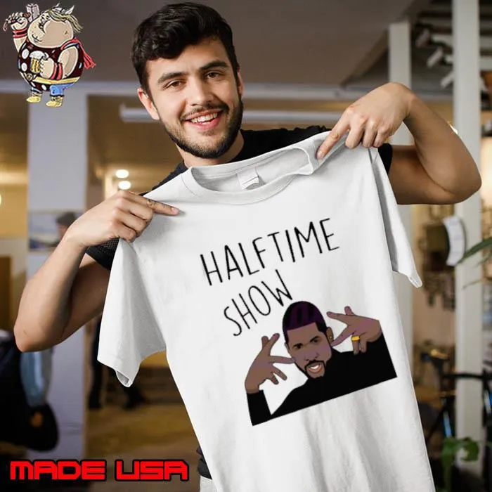 Usher Halftime Show Super Bowl Wear Gold Rings shirt