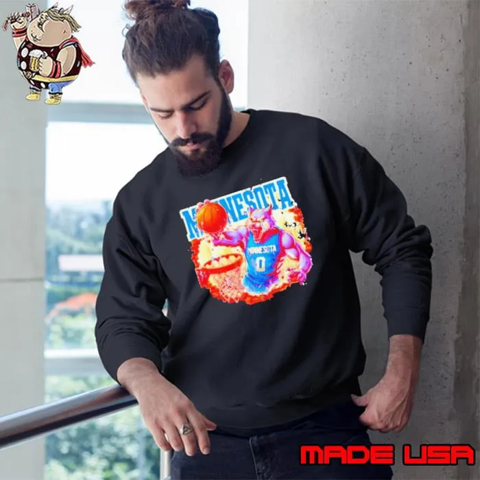 Wolf Minnesota Basketball 90s Shirt