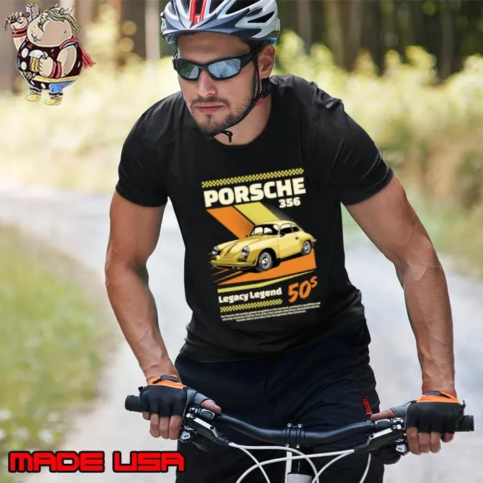 50s Legacy Legend The Porche 356 quickly gained recongnition on the racetrack T-Shirt Unisex