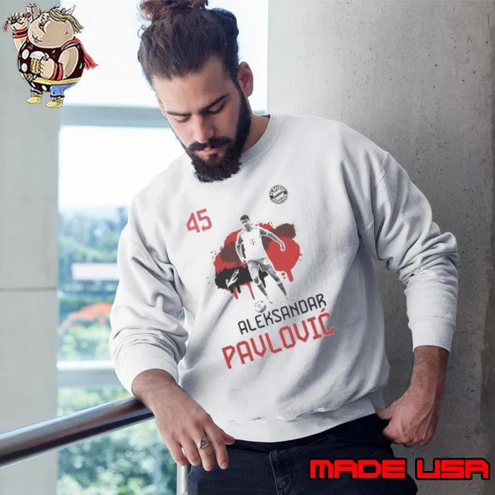 Aleksandar Pavlović Fc Bayern shirt