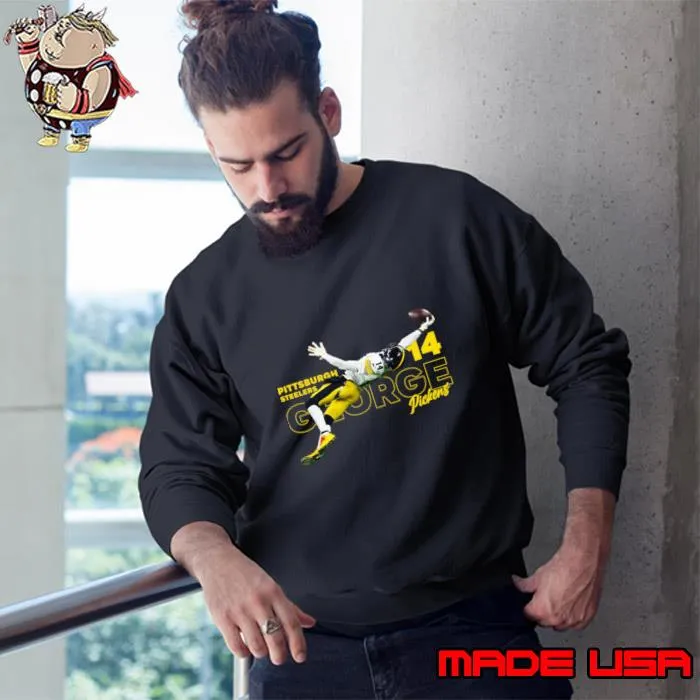 Awesome george Pickens American football wide receiver for the Pittsburgh Steelers Catch T-Shirt Sweatshirt
