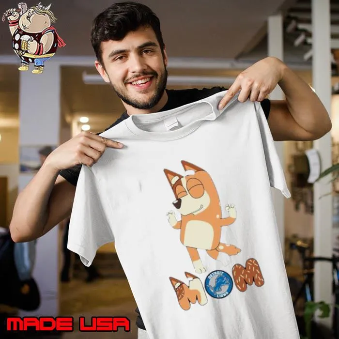 Bluey Mom Lions Football dancing s Unisex